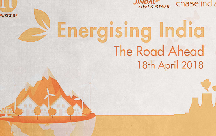 Banner with dates for Energising India 2018