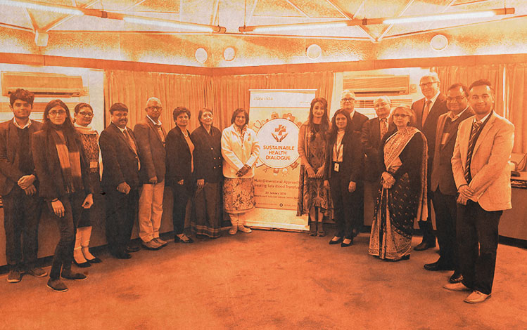 Group of people at Sustainable Health Dialogue event