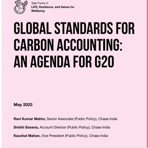 Global Standards for Carbon Accounting: An Agenda for G20